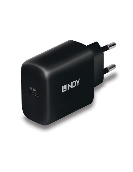 Lindy 73426 cargador de dispositivo móvil Universal Negro Corriente alterna Carga rápida Interior