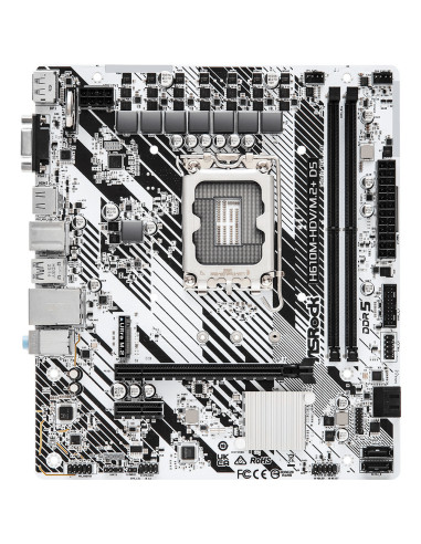Asrock H610M-HDV M.2+ D5 Intel H610 LGA 1700 micro ATX