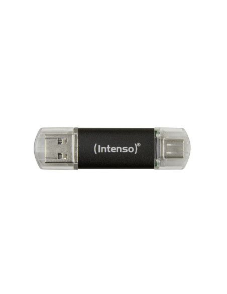 Intenso Twist Line unidad flash USB 128 GB USB Type-A   USB Type-C 3.2 Gen 1 (3.1 Gen 1) Antracita