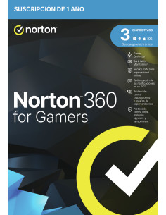 Norton 360 for Gamers Seguridad de antivirus Base Español 1 licencia(s) 1 año(s)