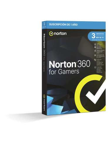 Norton 360 for Gamers Seguridad de antivirus Base Español 1 licencia(s) 1 año(s)