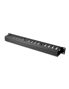 Digitus Panel para cableado con aberturas extraíbles para armario de 483 mm (19"), 1U