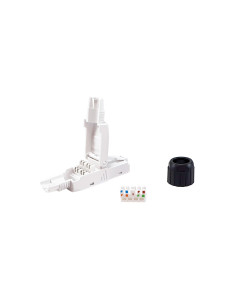 Equip 121161 conector RJ-45 Negro, Blanco 2
