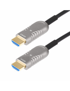 StarTech.com Cable HDMI 2.1 Híbrido Activo Óptico AOC de 15,2m - CMP Plenum - Cable HDMI 2.0 2.1 de Ultra Alta Velocidad 8K de