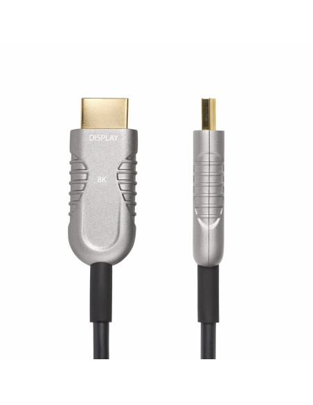 StarTech.com Cable HDMI 2.1 Híbrido Activo Óptico AOC de 15,2m - CMP Plenum - Cable HDMI 2.0 2.1 de Ultra Alta Velocidad 8K de