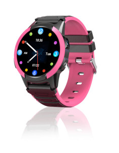 SaveFamily Slim 3,25 cm (1.28") IPS Digital Pantalla táctil Rosa GPS (satélite)