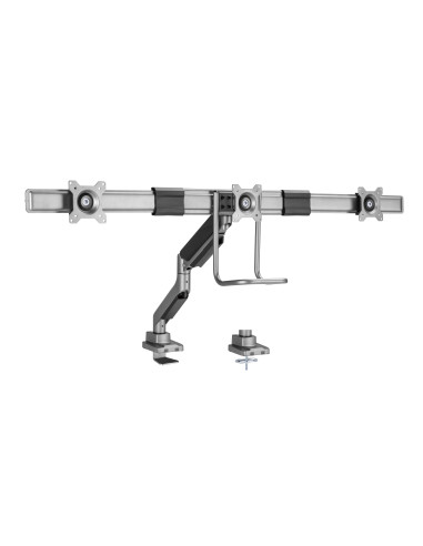 Equip Soporte de sobremesa para monitor triple de 17"-27
