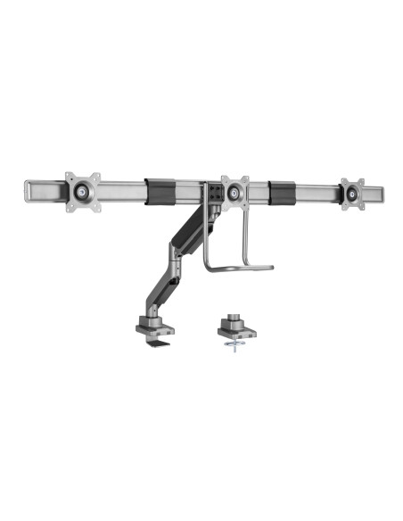 Equip Soporte de sobremesa para monitor triple de 17"-27