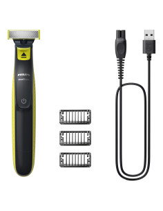 Philips Norelco OneBlade QP2724 10 afeitadora Máquina de afeitar de láminas Recortadora Gris, Cal