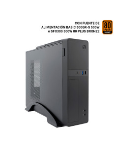 CoolBox CAJA MATX SLIM T310 USB-C 3.2 GEN1 + MULTILECTOR SD FTE 300SBZ 80+BRONZE