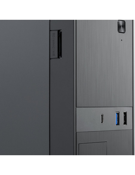 CoolBox CAJA MATX SLIM T310 USB-C 3.2 GEN1 + MULTILECTOR SD FTE 300SBZ 80+BRONZE