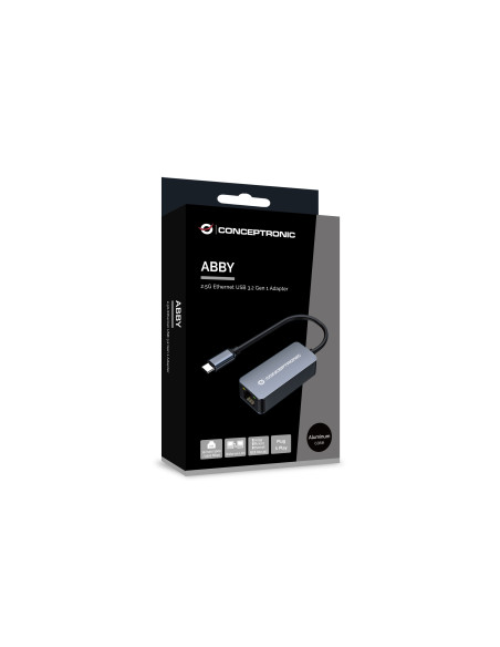 Conceptronic ABBY12GC adaptador y tarjeta de red Ethernet 2500 Mbit s