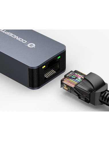 Conceptronic ABBY12GC adaptador y tarjeta de red Ethernet 2500 Mbit s