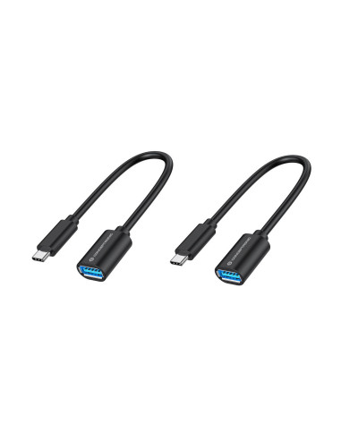 Conceptronic ABBY11B cable USB USB 3.2 Gen 1 (3.1 Gen 1) 0,2 m USB C USB A Negro