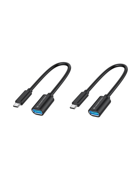 Conceptronic ABBY11B cable USB USB 3.2 Gen 1 (3.1 Gen 1) 0,2 m USB C USB A Negro
