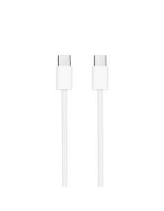 Nanocable Cable USB-C 2.0 60W 3A, USB-C M-USB-C M, Blanco, 2 m 2