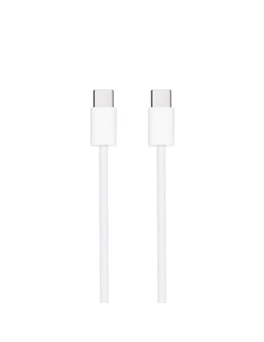 Nanocable Cable USB-C 2.0 60W 3A, USB-C M-USB-C M, Blanco, 2 m