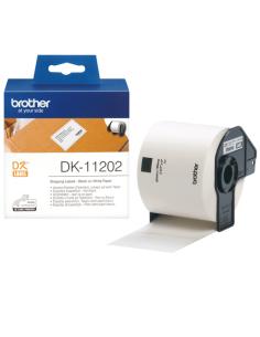 Brother DK-11202 cinta para impresora de etiquetas Negro sobre blanco
