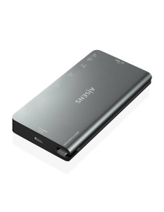 AISENS USB-C Dock 8 en 1, USB-C a 1xHDMI, 1xRJ45, 3xUSB-A, 1xUSB-C Datos+PD, 1xSD, 1xMicro SD, Gris, 10 cm 2