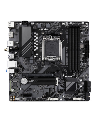 GIGABYTE B650M D3HP AX Placa base - AMD Ryzen serie 9000, VRM de 5+2+2 fases, hasta 8000 MHz DDR5 (OC), 2xPCIe 4.0 M.2, WIFI