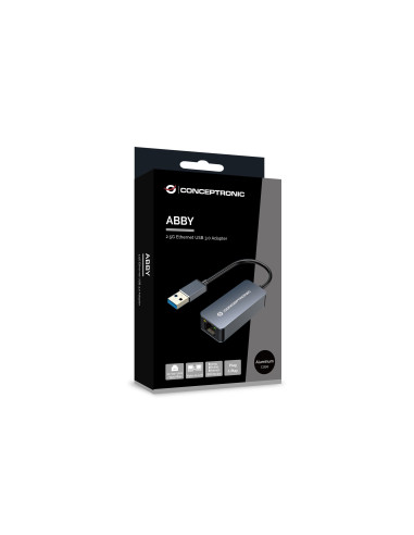 Conceptronic ABBY12G adaptador y tarjeta de red Ethernet 2500 Mbit s