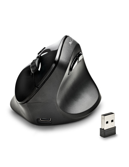 NGS EVO MOKSHA ratón mano derecha RF inalámbrico Óptico 2400 DPI