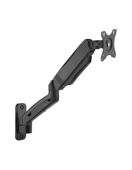 AISENS Soporte De Pared Pro Contrapeso Giratorio E Inclinable Para Monitor tv 9kg (3 Pivotes, 1 Brazo) De 17-32, Negro