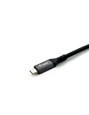 Equip 128371 Cable de extensión USB 3.2 Gen 2 C a C, M F, 1,0m, 4K 60Hz, 10Gbps, Negro