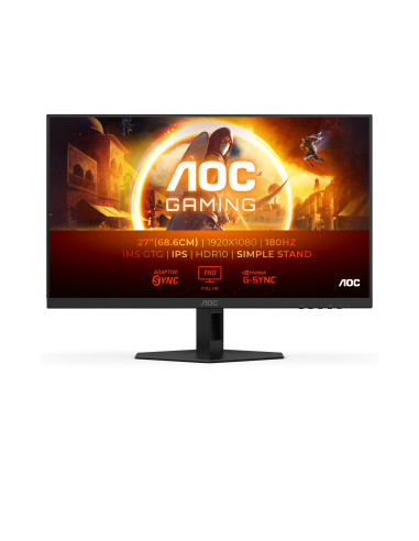 AOC 27G4XE pantalla para PC 68,6 cm (27") 1920 x 1080 Pixeles Full HD LCD Negro, Gris