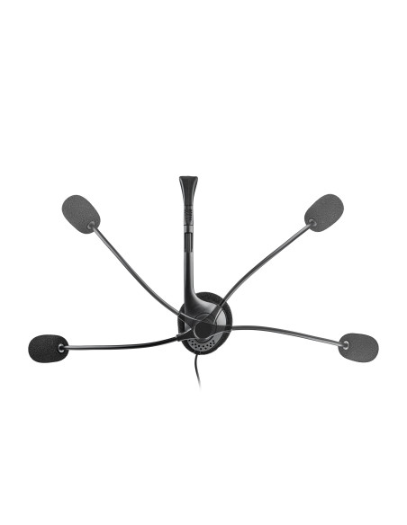 NGS MS103 MAX Auriculares Alámbrico Diadema Llamadas Música Negro
