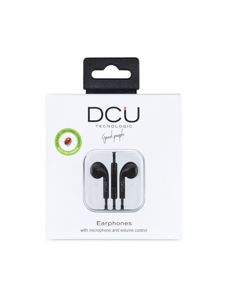 DCU Advance Tecnologic 34151001 auricular y casco Auriculares Alámbrico gancho de oreja Llamadas Música Negro
