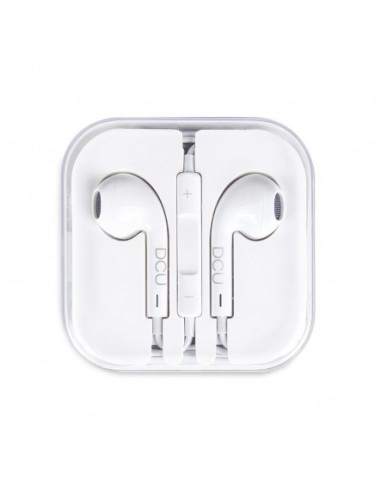 DCU Advance Tecnologic 34151000 auricular y casco Auriculares Alámbrico Dentro de oído Llamadas Música Blanco