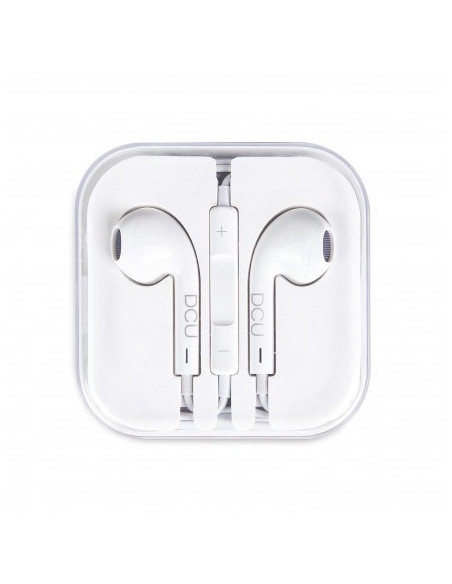 DCU Advance Tecnologic 34151000 auricular y casco Auriculares Alámbrico Dentro de oído Llamadas Música Blanco