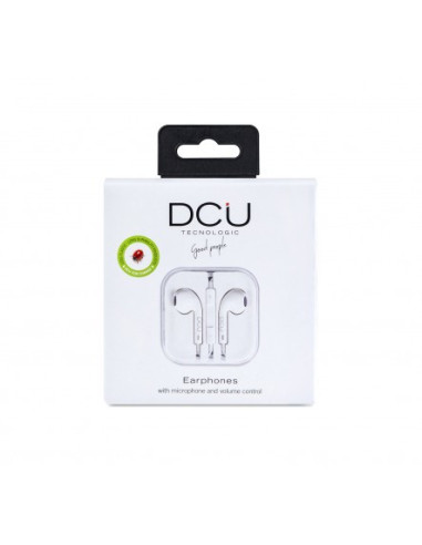 DCU Advance Tecnologic 34151000 auricular y casco Auriculares Alámbrico Dentro de oído Llamadas Música Blanco