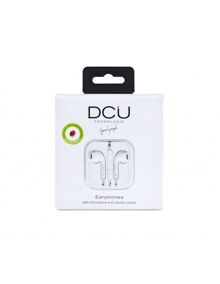 DCU Advance Tecnologic 34151000 auricular y casco Auriculares Alámbrico Dentro de oído Llamadas Música Blanco