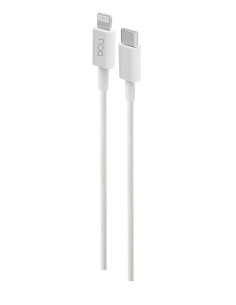 DCU Advance Tecnologic 34101300 cable de conector Lightning 1 m Blanco