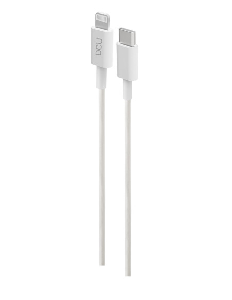 DCU Advance Tecnologic 34101300 cable de conector Lightning 1 m Blanco