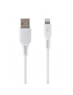 DCU Advance Tecnologic 34101290 cable de conector Lightning 1 m Blanco