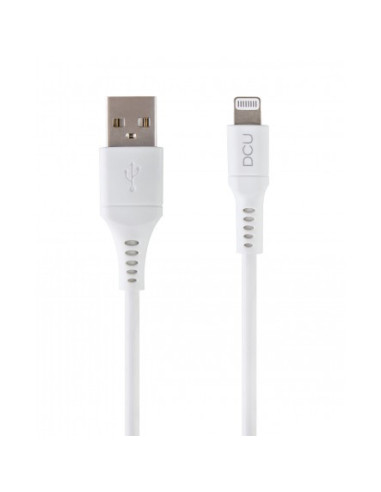 DCU Advance Tecnologic 34101290 cable de conector Lightning 1 m Blanco