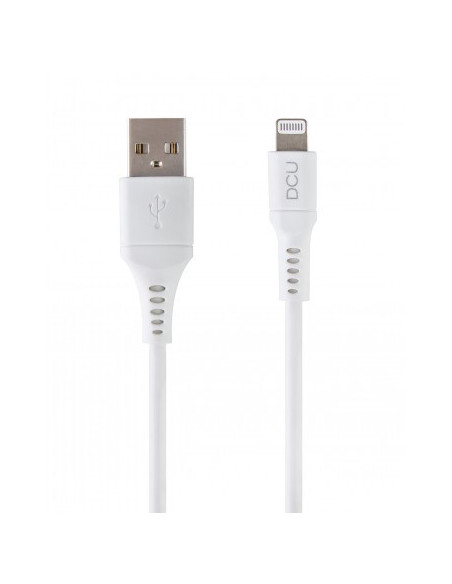 DCU Advance Tecnologic 34101290 cable de conector Lightning 1 m Blanco