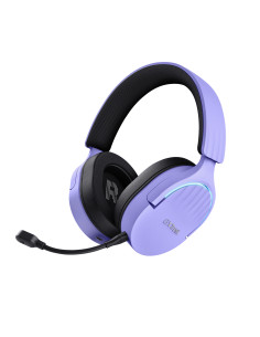 Trust GXT 491P FAYZO Auriculares Inalámbrico y alámbrico Diadema Juego USB tipo A Bluetooth Negro, Púrpura 2
