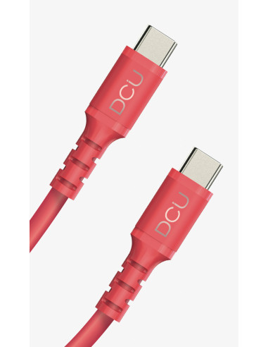 DCU Advance Tecnologic 30402080 cable USB USB 2.0 1 m USB A USB C Rojo