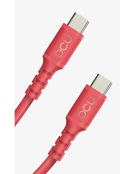 DCU Advance Tecnologic 30402080 cable USB USB 2.0 1 m USB A USB C Rojo