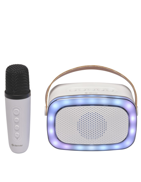 Denver BTM-610 altavoz portátil o de fiesta Blanco 10 W