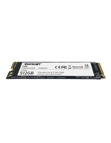 Patriot Memory P300P512GM28 unidad de estado sólido 512 GB M.2 PCI Express NVMe