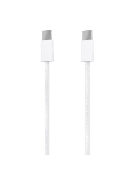AISENS Cable USB 2.0 3A 60W Apple, tipo USB-C M-USB-C M, Blanco, 2.0m