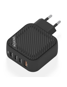 AISENS Cargador GaN 100W, 3xUSB-C PD3.0 QC4.0, 1xUSB-A QC3.0, Negro 2