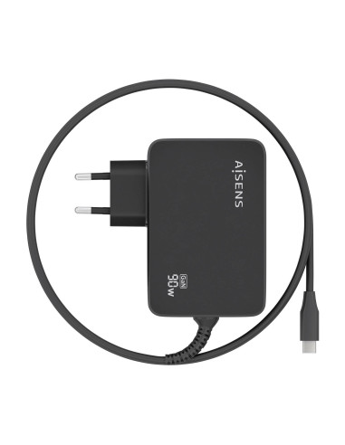 AISENS ASCH-1PD90WL034-BK cargador de dispositivo móvil Universal Negro Corriente alterna Interior