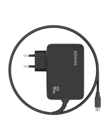 AISENS ASCH-1PD90WL034-BK cargador de dispositivo móvil Universal Negro Corriente alterna Interior