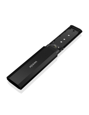 AISENS Caja Externa M.2 (NGFF) ASM2-028B NVMe a USB3.2 Gen2, Negra
